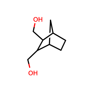 Chemical structure of (bicyclo[2.2.1]heptane-2,3-diyl)dimethanol , CAS 45849-05-6, AChemBlock X217150
