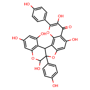 Chemical structure of Mahuannin J , AChemBlock X217151