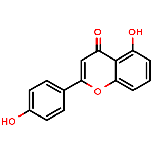 Chemical structure of 4',5-Dihydroxyflavone , CAS 6665-67-4, AChemBlock X217171