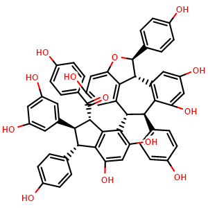 Chemical structure of Carasinol D , CAS 1072797-66-0, AChemBlock X217174
