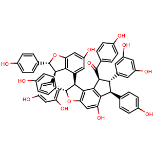 Chemical structure of Caraganaphenol A , CAS 174916-31-5, AChemBlock X217175
