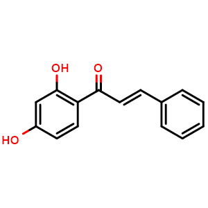 Chemical structure of 2',4'-Dihydroxychalcone , CAS 1776-30-3, AChemBlock X217180
