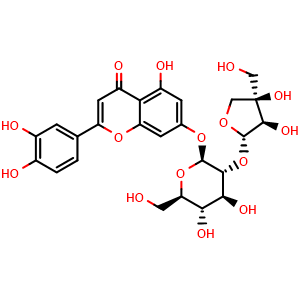 Chemical structure of Graveobioside A , CAS 506410-53-3, AChemBlock X217195