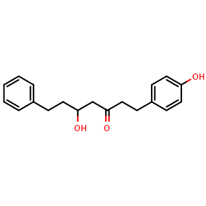 5-Hydroxy-1-(4-hydroxyphenyl)-7-phenyl-3-heptanone (AO 2210)