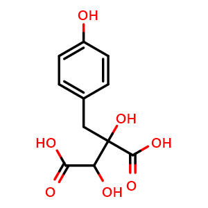 Chemical structure of Piscidic acid , CAS 469-65-8, AChemBlock X217219