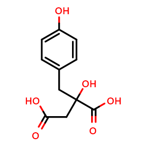 Chemical structure of Eucomic acid , CAS 42151-32-6, AChemBlock X217220