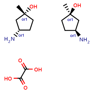 cis-3-amino-1-methyl-cyclopentanol;hemi(oxalic acid)