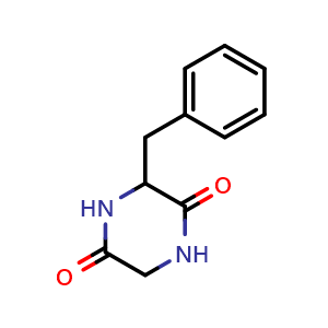 Chemical structure of Cyclo(Phe-Gly) , CAS 5037-75-2, AChemBlock X217242