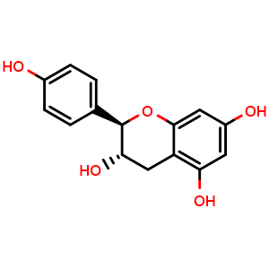 Chemical structure of (+)-Afzelechin , CAS 2545-00-8, AChemBlock X217270