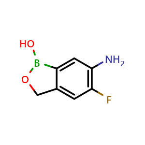 6-amino-5-fluorobenzo[c][1,2]oxaborol-1(3H)-ol