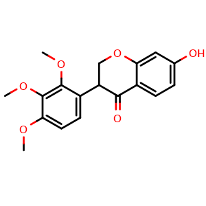 Chemical structure of 3'-O-Methylviolanone , CAS 56973-42-3, AChemBlock X217328