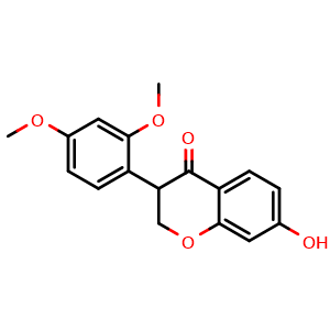 Chemical structure of Sativanone , CAS 70561-31-8, AChemBlock X217330