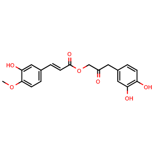 Chemical structure of Cimiracemate A , CAS 478294-16-5, AChemBlock X217336