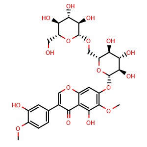 Chemical structure of Iristectorin A-6''-O-glucoside , CAS 86849-71-0, AChemBlock X217338
