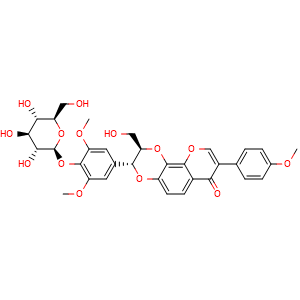 Chemical structure of Butesuperin B-7''-O-beta-glucopyranoside , AChemBlock X217341
