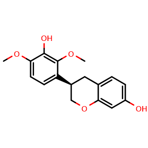 Chemical structure of (R)-Mucronulatol , CAS 57128-11-7, AChemBlock X217352