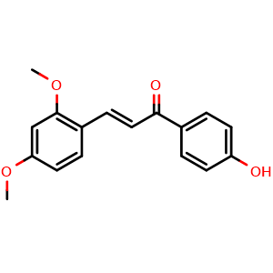 Chemical structure of 4'-Hydroxy-2,4-dimethoxychalcone , CAS 151135-64-7, AChemBlock X217360