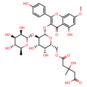 Chemical structure of Oxytroflavoside A , CAS 1391144-80-1, AChemBlock X217371