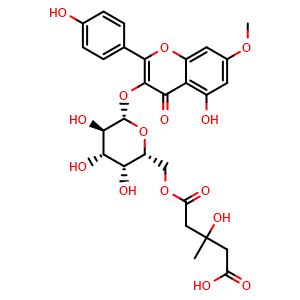 Chemical structure of Oxytroflavoside D , CAS 1391144-83-4, AChemBlock X217372
