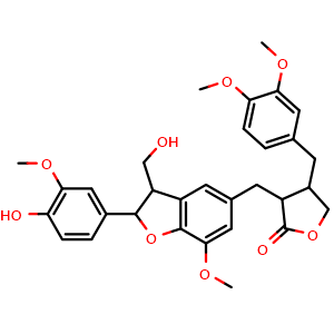 Chemical structure of Lappaol B , CAS 62359-60-8, AChemBlock X217392