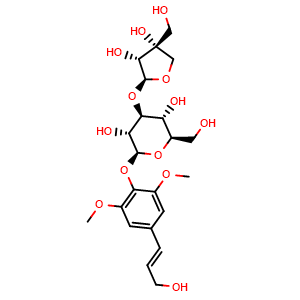 Chemical structure of Cordifolioside A , CAS 155179-20-7, AChemBlock X217395