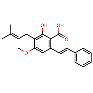 Chemical structure of Cajanine , CAS 87402-84-4, AChemBlock X217396