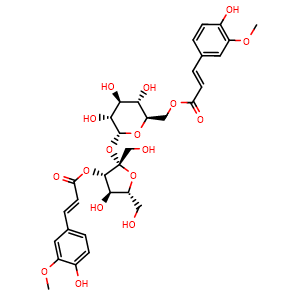 Chemical structure of Securoside A , CAS 107172-40-7, AChemBlock X217399