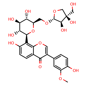Chemical structure of 3'-Methoxymirificin , CAS 1297609-29-0, AChemBlock X217411