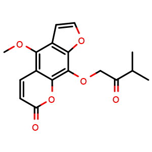 Chemical structure of Anhydrobyankangelicin , CAS 35214-81-4, AChemBlock X217440