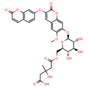 Chemical structure of Rutarensin , CAS 119179-04-3, AChemBlock X217459
