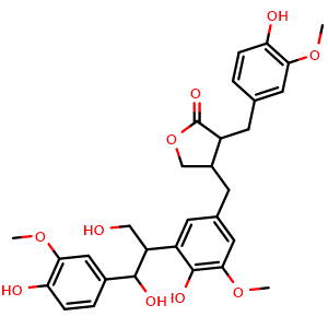 Chemical structure of Lappaol C , CAS 64855-00-1, AChemBlock X217468