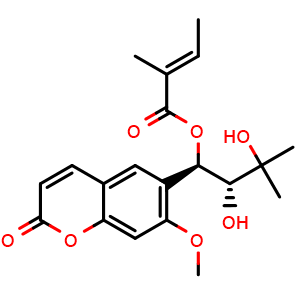 Chemical structure of Angelol H , CAS 83247-73-8, AChemBlock X217502