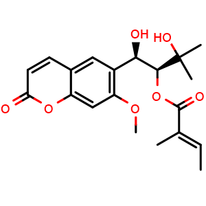 Chemical structure of Angelol B , CAS 83156-04-1, AChemBlock X217503