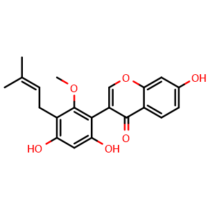 Chemical structure of Glicoricone , CAS 161099-37-2, AChemBlock X217504