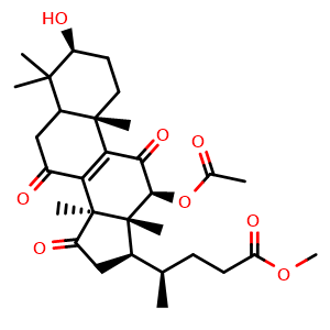 Chemical structure of Methyl lucidenate E2 , CAS 98665-12-4, AChemBlock X217511