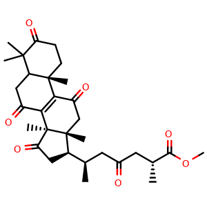 Chemical structure of Methyl ganoderate E , CAS 98718-43-5, AChemBlock X217532