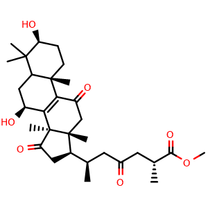 Chemical structure of Methyl ganoderate B , CAS 81907-65-5, AChemBlock X217533