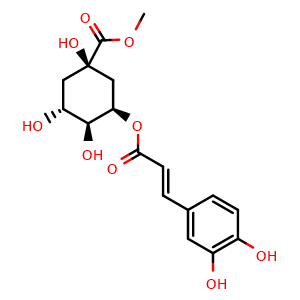 Chemical structure of Neochlorogenic acid methyl ester , CAS 123410-65-1, AChemBlock X217537