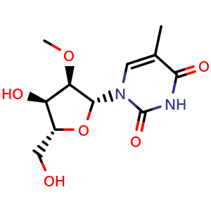 1-((2R,3R,4R,5R)-4-hydroxy-5-(hydroxymethyl)-3-methoxytetrahydrofuran-2-yl)-5-methylpyrimidine-2,4(1H,3H)-dione