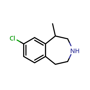 Chemical structure of LORCASERIN A , CAS 616201-80-0, AChemBlock X217582