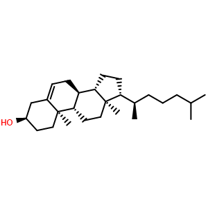 Chemical structure of EPICHOLESTEROL , CAS 474-77-1, AChemBlock X217608