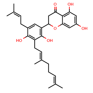 Chemical structure of Sanggenol P , CAS 1351931-30-0, AChemBlock X217629