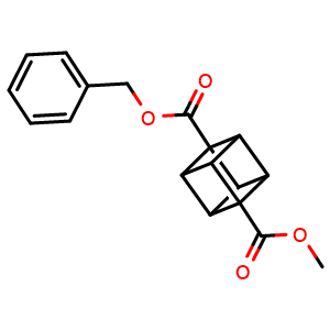 1-benzyl 4-methyl cubane-1,4-dicarboxylate