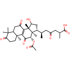 Chemical structure of Ganoweberianic acid E , CAS 1309931-90-5, AChemBlock X217677