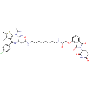 Chemical structure of dBET6 , CAS 1950634-92-0, AChemBlock X217709