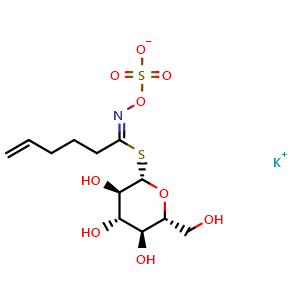 Chemical structure of Glucobrassicanapin , CAS 245550-58-7, AChemBlock X217714