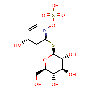 Chemical structure of Epiprogoitrin , CAS 19237-18-4, AChemBlock X217717