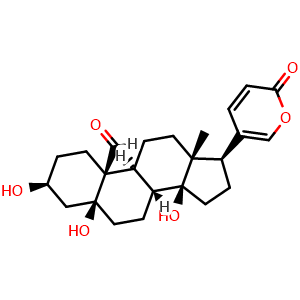 Chemical structure of Hellebrigenin , CAS 465-90-7, AChemBlock X217725