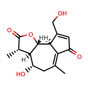 Chemical structure of 11beta,13-Dihydrolactucin , CAS 83117-63-9, AChemBlock X217726
