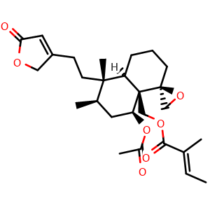 Chemical structure of Ajugacumbin A , CAS 124961-66-6, AChemBlock X217732